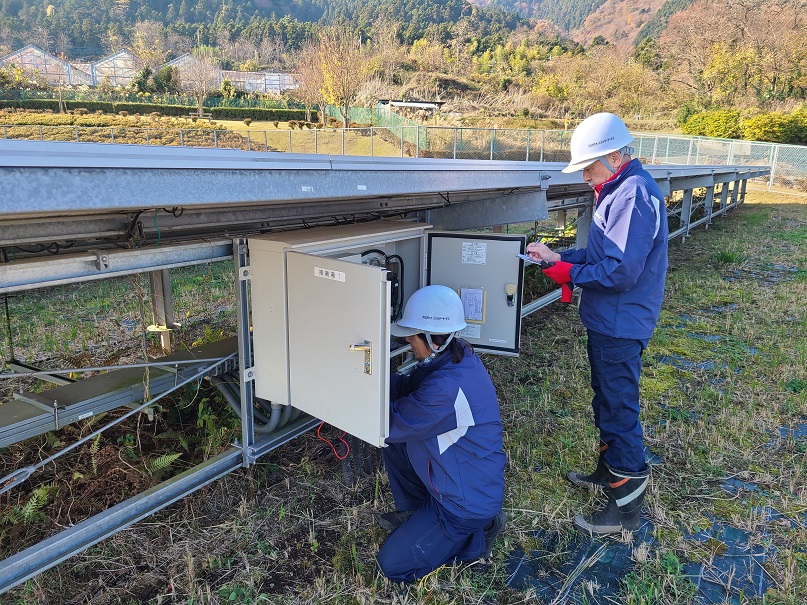 太陽光パネル点検