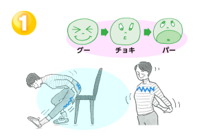 自宅で簡単ストレッチ