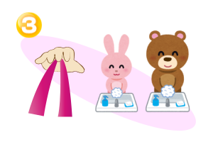 効果的な手洗いとゆび体操